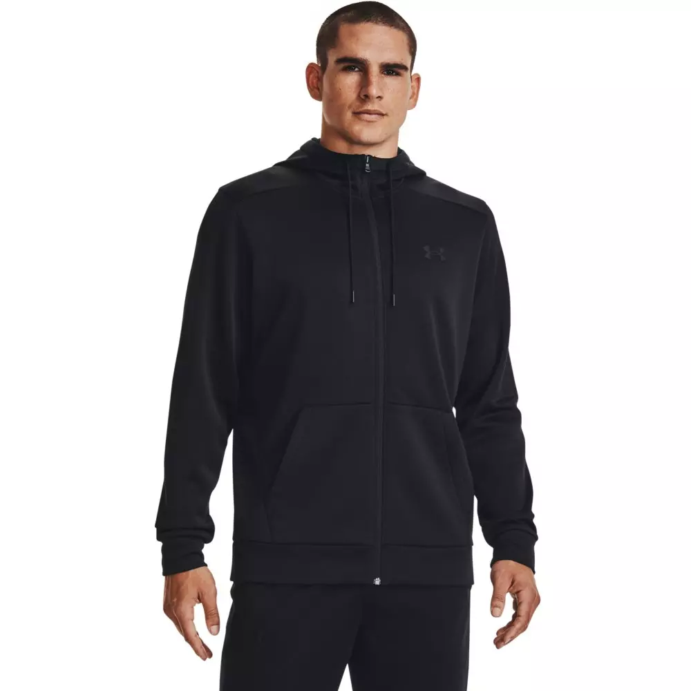 Under Armour Men's Full-Zip Fleece Hoodie - Black